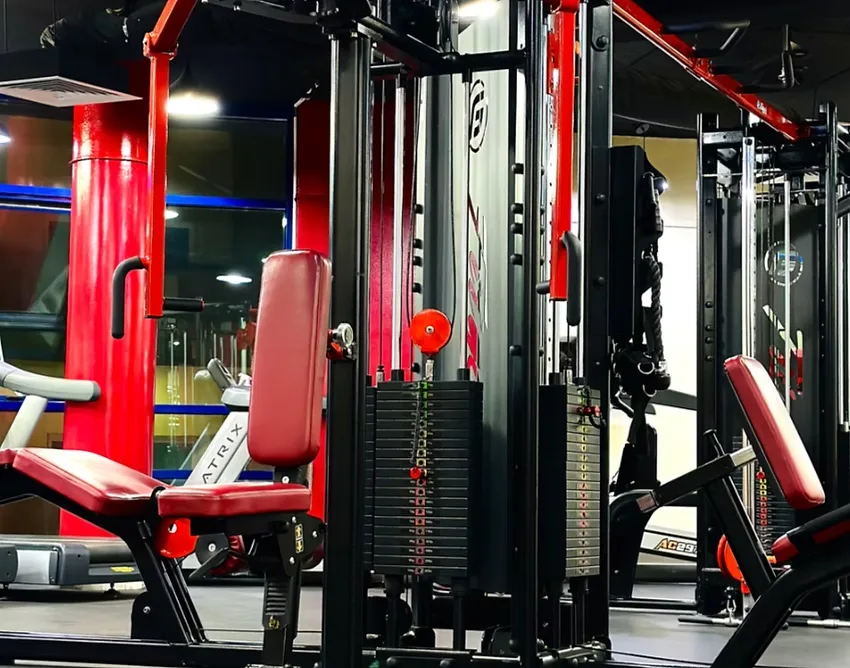 Modern gym equipment at Fat to Fit Fitness Gym