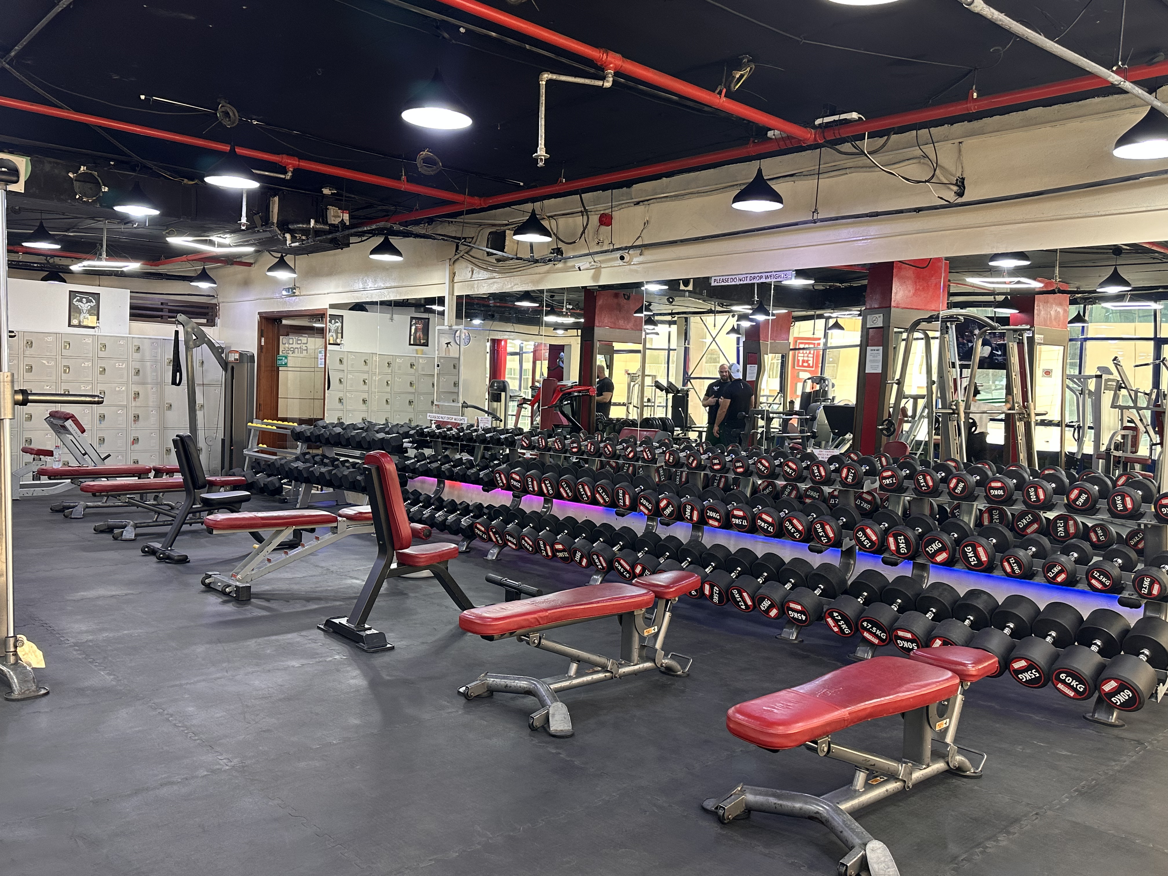 Fun aerobic dance session