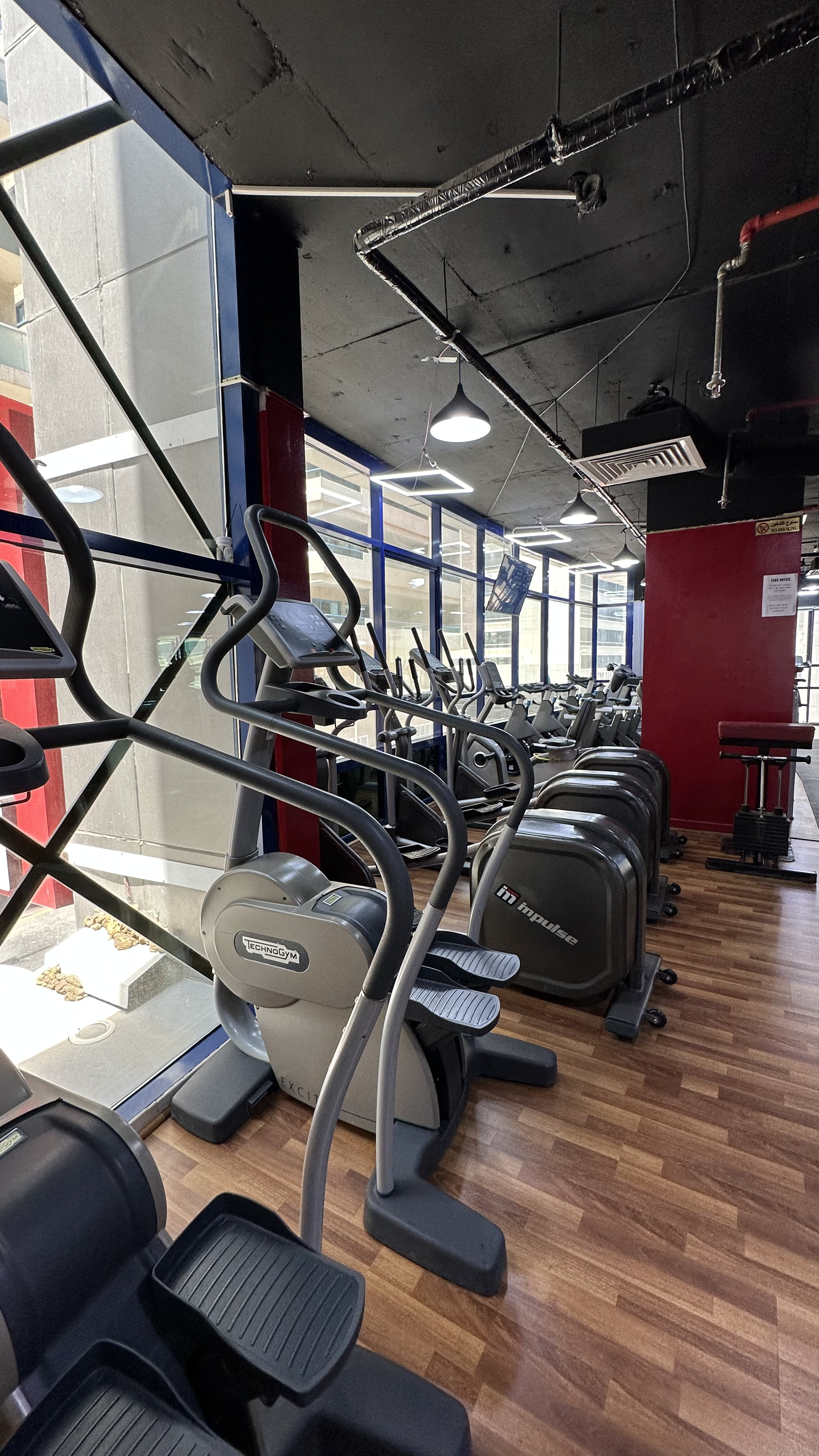Clean and modern locker facilities